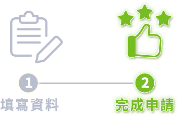 完成申請