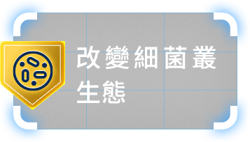改變細菌叢生態